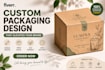 design eco friendly kraft packaging  box design