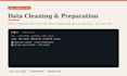 clean and prepare your data for analysis