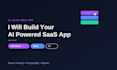 build ai powered saas web app as a full stack developer