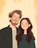 make couple portrait illustrations