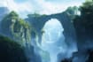 fantasy concept landscape illustrations