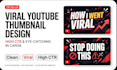 create stunning canva posts and viral youtube thumbnails
