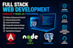 build full stack web app with angular node js and postgres