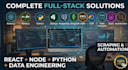 python full stack developer react node js django automation