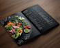 design a digital menu, digital screen, menu board