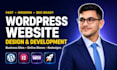 do wordpress website development, design or redesign
