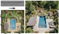 design luxury backyard, pool and outdoor living spaces in 3d