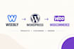 convert clone or migrate your weebly website to wordpress woocommerce website