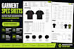 create garment spec sheets and measurement charts for manufacturers