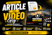 convert your article into a professional video