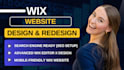 wix website design, redesign business wix website, wix website development