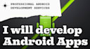 develop a custom android app using java, kotlin or flutter