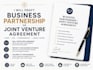 draft a business partnership or joint venture agreement