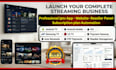 develop ip tv ott app, reseller panel, website with payment gateway,smart tv app
