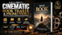 create a professional cinematic book trailer