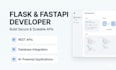 flask or fastapi backend apis and web applications