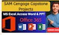 urgently solve your sam cengage capstone project