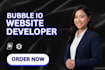 fix build bubble io app, bubble website, saas mvp, ai app, API integration