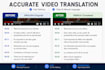 provide accurate video translation services