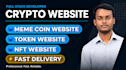 build crypto token, meme coin and blockchain website
