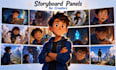 create animation storyboard panels for studios and creators