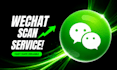 wechat qr scan to verifying your account