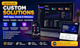 develop custom streaming solutions with apps, panels and  reseller websites