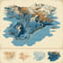 draw your 2d flat or 3d isometric map design