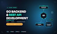 develop golang backend and rest api for your web app
