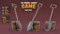 make game ready low poly 3d assets