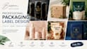 design premium product label stickers for packaging