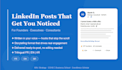 write linkedin posts for entrepreneurs and executives