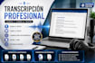 haré transcripción profesional de audio y video a texto