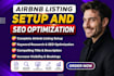 do airbnb SEO, optimize your airbnb listing description to boost bookings