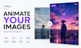 animate your image, photo or artwork in after effects