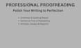 proofread, edit and polish your english documents