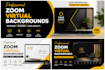 design professional zoom virtual backgrounds