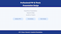 create professional fyp and thesis presentation slides