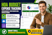 do hoa budget expense tracking spreadsheet crm workflow google forms ai lemlist
