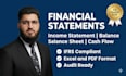 prepare income statement, balance sheet and cash flow statement