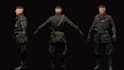 create ps1 ps2 psx style retro lowpoly character game 3d game environment