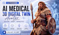 develop ai medical 3d cgi digital twin avatar webapp, realtime pc ai avatar app