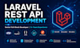 develop a laravel rest API with sanctum authentication and mysql