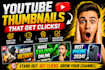create professional youtube thumbnails