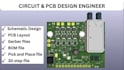make pcb design and pcb layout gerber files and booms in altium