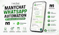 build manychat whatsapp automation for lead generation