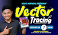vectorize logo, vector tracing, redraw, convert image to vector
