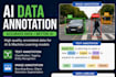 provide text, image, and data annotation for ai training