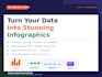 design a professional and visually stunning infographic