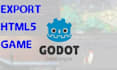 develop a custom HTML5 game with full source code for web in godot and phaser